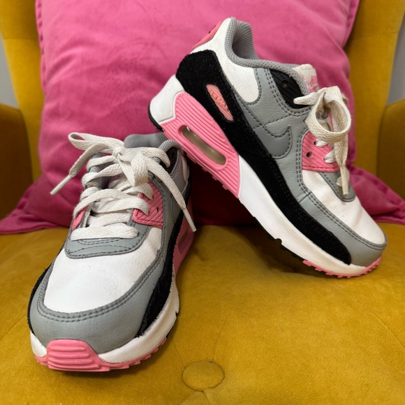 Nike Other - Nike Air Max 90 Sneakers - Pink, Black, and White - GC - Size 13.5